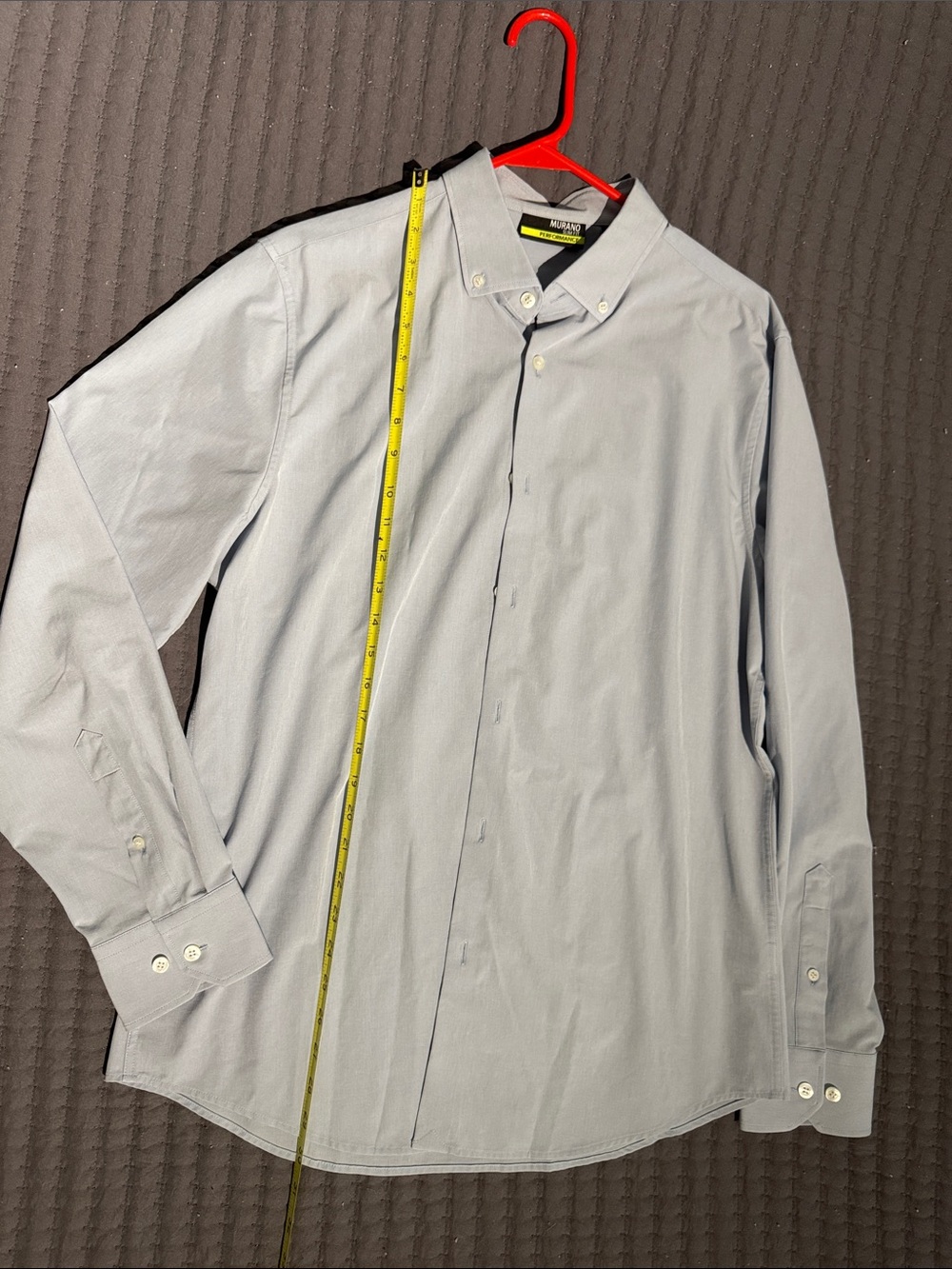 Murano Men's Light Blue Button-Down Dress Shirt